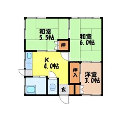 高田駅 徒歩43分 1階の物件間取画像